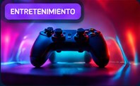 Mando de videojuegos con luces de colores